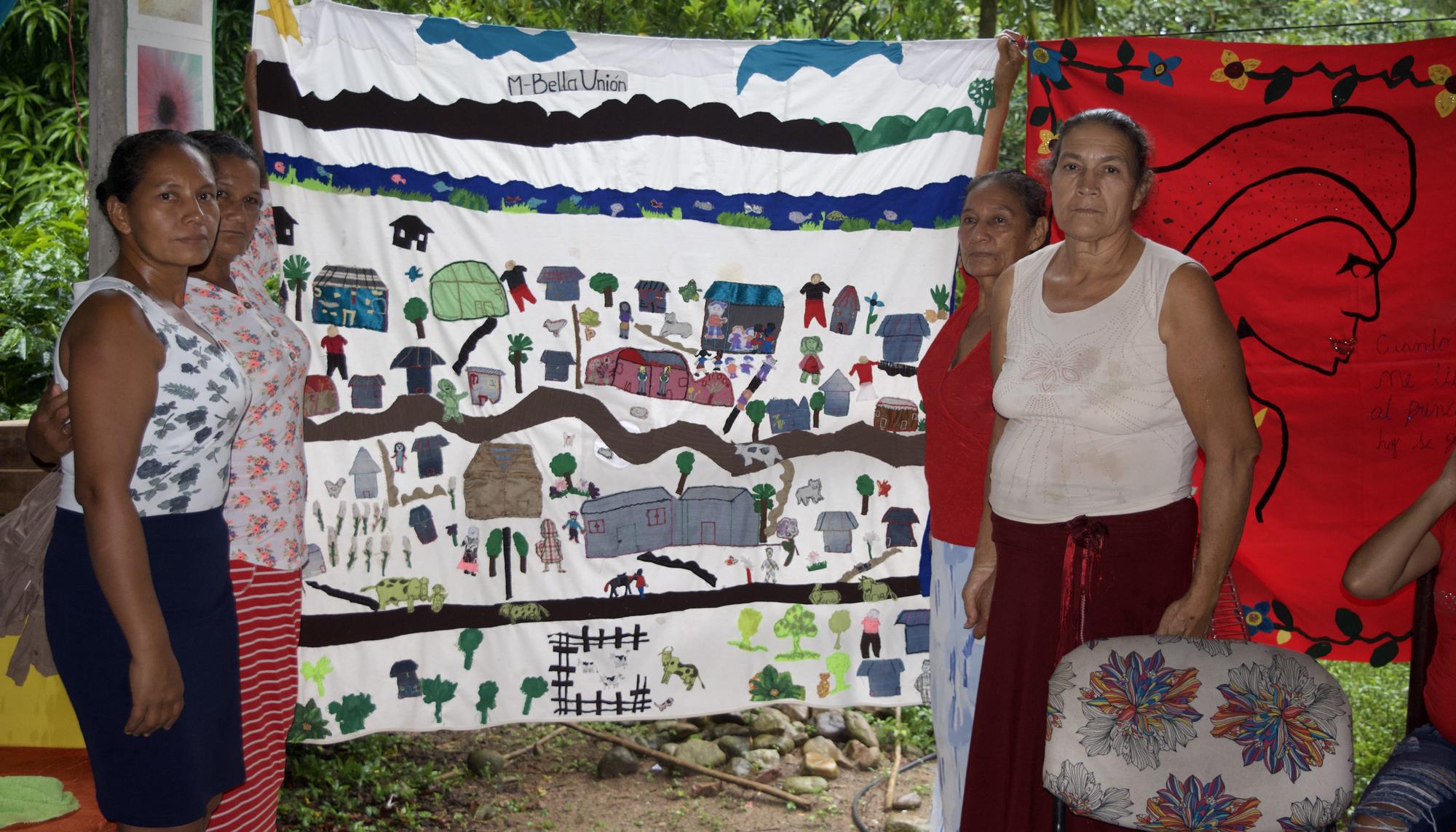 Encuentro de mujeres defensoras de la tierra y el territorio en Santander, Magdalena Medio (Colombia)